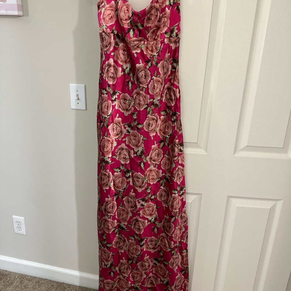Wild Fable Rose Print Maxi Dress